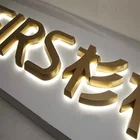 signage outdoor backlit sign letters cast metal sign letters