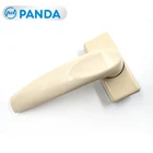 american swing aluminum door handles casement door window aluminium alloy flat lever handle