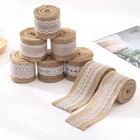 Lace Lace Hot Sale Burlap Knitted Decoration Lace Craft Linen Rolls