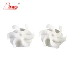 Nylon Custom PP Processing Parts Plastic Impeller For Water Mini Small Pump / Motor Fan/ Vacuum Cleaner/ Air Conditioner
