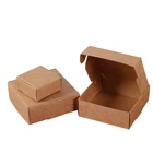 for Shoe Kraft Box Small Paper Recycled Small Kraft Paper Gift Box Soap Packaging