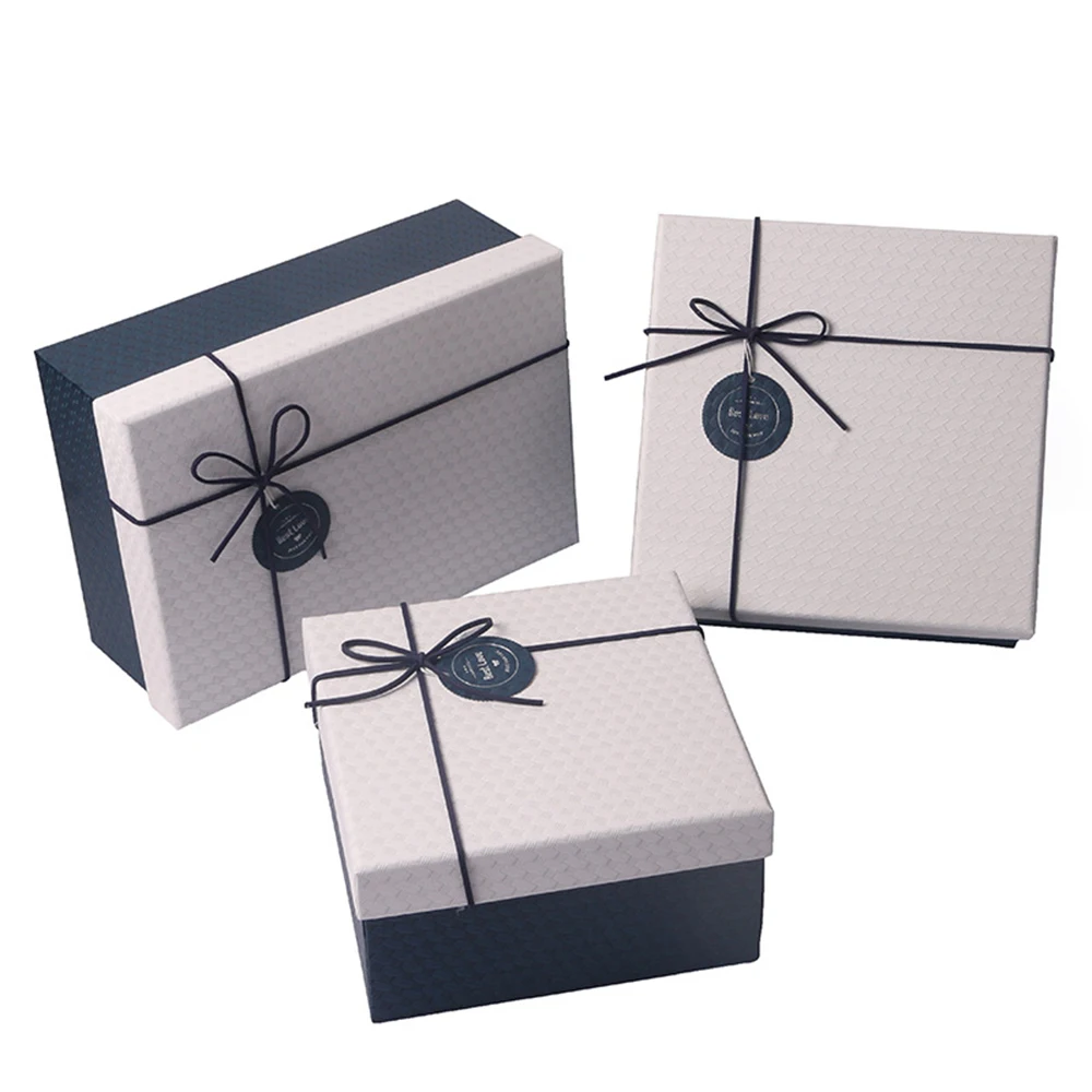 paper boxes  luxury rigid boxes with ribbons rigid gift boxes