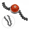 heavy duty 65Mn aluminum metable blade weed grass cutter chain trimmer head