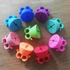 Silicone nail polish base ring nail polish bottle holder