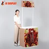 Fold Up Promotion Shelf And Hook Shopping Mall Assemble Folding Table