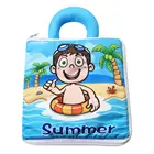 Soft Fabric Baby Cloth Books Early Education Toys Activity Crinkle Cloth Book Perfect Baby Shower Gift Bedtime Story Book