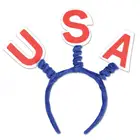 Patriotic Party Headband Fourth Of July American Flag Head Ware Pinwheels Head Bopper Custom Headband