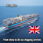 Cheap sea freight from China to UK LCL shipping fob exw ddu