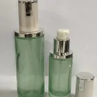 New Design Round Glass Cream Jars Cosmetics / Skin Care Glass Bottles Good Sealing Performance