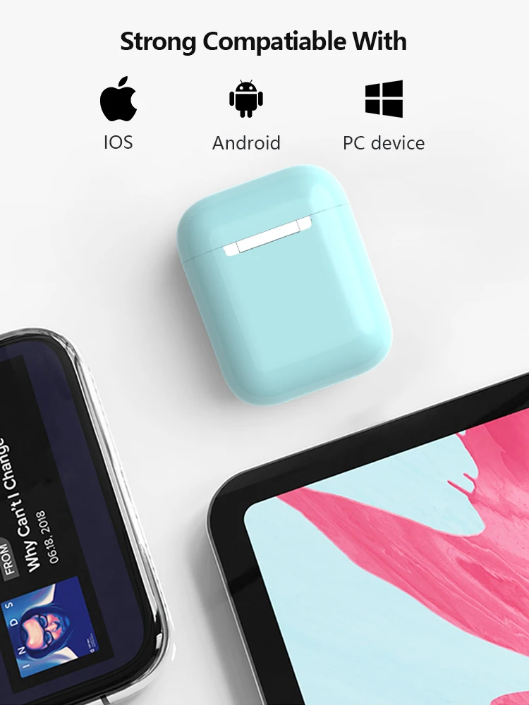New arrivals 2019 amazon tws wireless bluetooth 5.0 headphone cheap audifonos i11 i12tws i17 earbuds i10 tws - ANKUX.COM