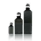 Shampoo Bottle Shampoo Black Bottle Chemical Resistance Luxury Matte Black Plastic Shampoo Bottle