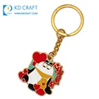 China supplier custom design your own metal stainless steel enamel logo souvenir cartoon panda heart keychain no minimum