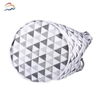 Custom Logo Printed Folding Clothes Washing Hamper Collapsible Laundry Basket Bag