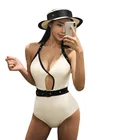 RTS Sexy One Piece Swimsuit Plus Size Swimwear Women Bathing Suit Swim Wear