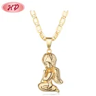 Men And Women Jewelry Charms Solid Brass Small Custom Hip-Hop Gold Pendant