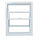 American Type PVC Double Hung Sash lift Up Vertical Sliding Window