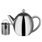 High Quality Lfgb Tea Pots Metal Double Walled Stainless Steel Teapot