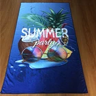 Custom Design Absorbent Quick Drying Digital Printed Microfiber Beach Towel