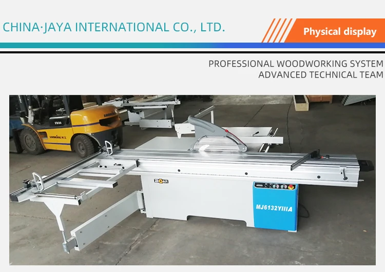 Zicar Mj6132yiiia Automatic Sliding Table Saw Woodworking Cabinet