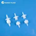1/16" 3/32" 1/8" 5/32" 3/16" 1/4" Clear PP Female Luer Lock Connector
