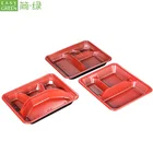 Easy Green Microwavable Leakproof Plastic Disposable Bento Lunch Box/ Fast Food container with Anti-fog lid