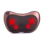 Portable Travel Shiatsu Car Back Neck Massage Pillow Electric Heating with Massage Head Machine Timing Neck Massager