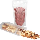 Pouches Plastic Pouches Bags Hand-held Zipper Stand Up Drinking Bags With Plastic Straw