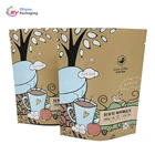 Matte Finish Aluminum Foil Doypack Stand Up Pouch Plastic Snack Food Bag For Packaging
