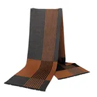 Fashion design winter knit men wholesale fan scarfs