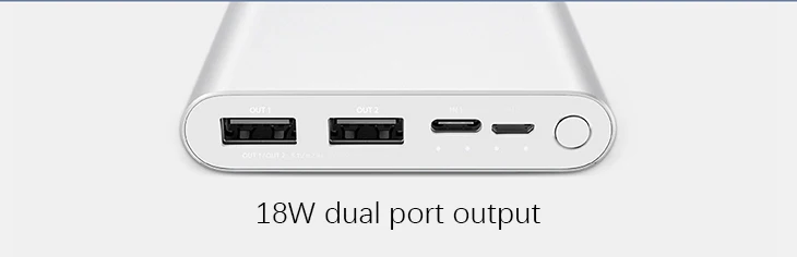 Global Version Xiaomi Power Bank 3 10000mAh 18W Fast Charge QC 3.0 Fast Charging USB-C Dual Input Mi PowerBank - ANKUX.COM
