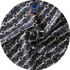 14mm Fashionable pattern pure silk CDC crepe de chine fabric
