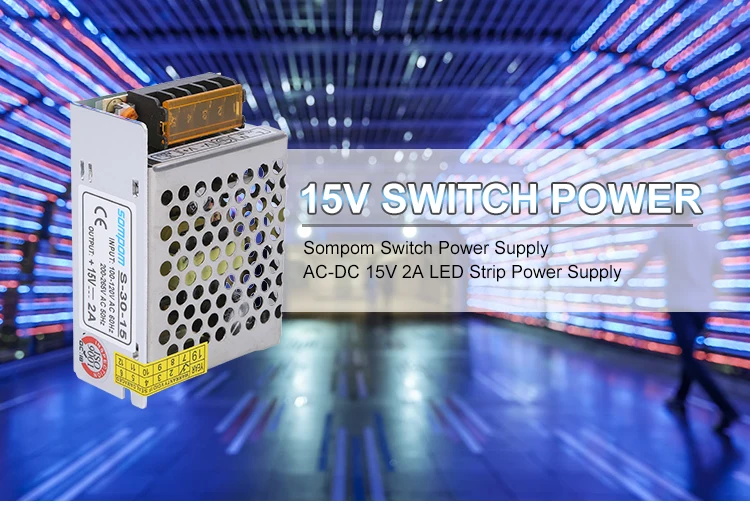 CE RoHS FCC ISO9001 certificate high quality smps and pcb 12v 2a 30w switching power supply