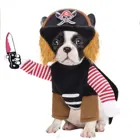 Dog Clothes For Brave Pirate Cosplay Dog Apparel Soft Luxury Pet Clothes For Fun