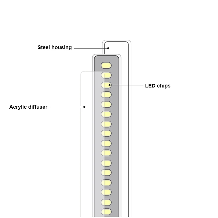 Modern design linear slim steel marble base stand lamp dimmable for living room LED floor light