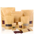 Custom Dried Food Seal Pouch Biodegradable Plastic Bag With Zipper