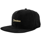 Custom Leather Strap Custom Vintage Unisex Black Solid Color Pure Suede Leather Strap Snapback