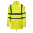 PU fabric Windproof Waterproof high visibility rain suit