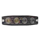 Amber 12V 24 4 Led Strobe Grille Head Side marker light