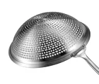 Kitchen Cooker Stainless Steel Mesh Strainer/Flour Wire Oil Mesh Skimmer With Handle