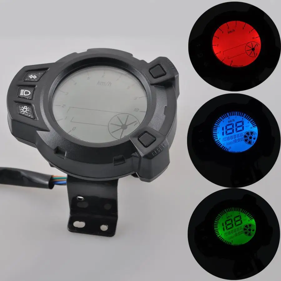 7 Colors Motorcycle Digital Instrumentation Odometer Speedometer Tachometer Gauge Fit For Yamaha RXM BWS 125 Factory Direct Sale