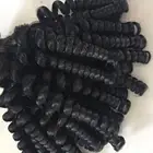 European Virgin Human Hair Curly Hair Flat Tip Hair Extensions