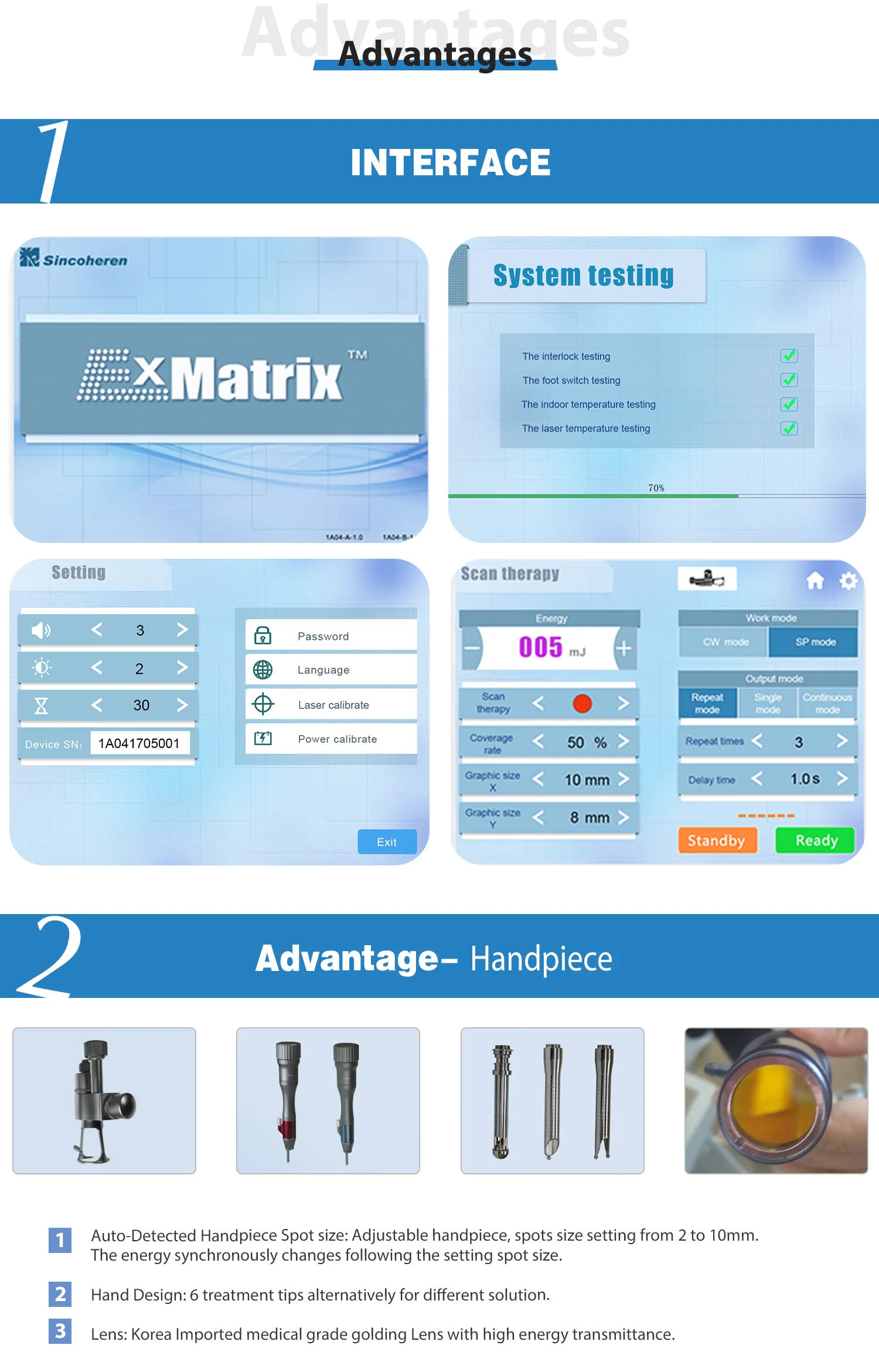 Professional 10600nm Erbium Yag Laser E- Matrix CO2 Fractional Laser Vaginal Tightening Machine