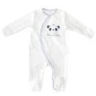 Cotton Baby Romper Cotton Wholesale Organic Cotton Baby Clothes Hot Sale Long Sleeve Front Open Baby Romper