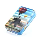 Mixed Color European Style Small Metal Tin Jar Container Mini Puzzles Tin Box