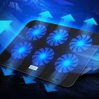 17 Laptop Cooling Fan Notebook Cooler 6 Fan Adjustable Laptop Stand hot sell