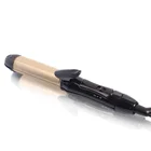 Wholesale Mini LED Display Ceramic 2 in1 Hair Straightening Curler Flat Iron Straightener