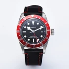 Watches High Quality Corgeut 41mm Black Dial Date GMT Sport Men Military Watches