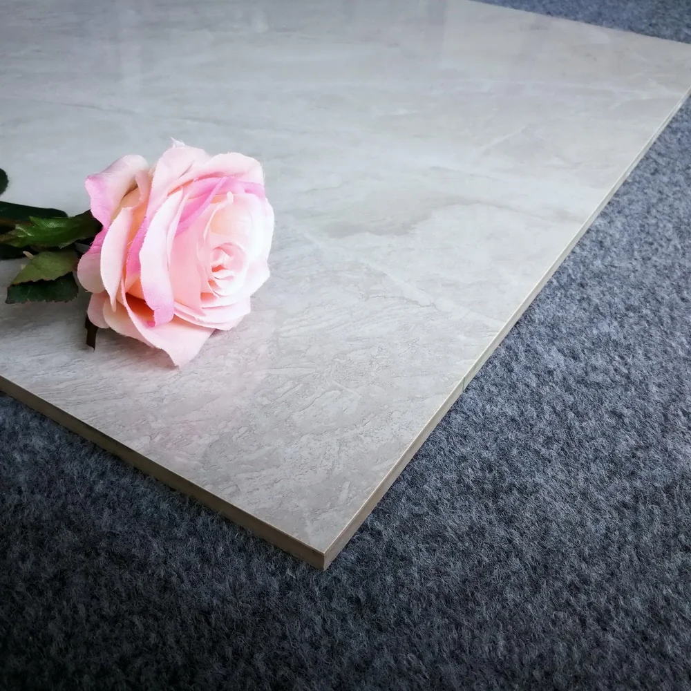 Light Grey Bathroom Living Room Tiles Porcelain Floor Porcelanato 60x60 Polished Glazed Tiles