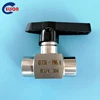 China supplier double ferrule ball valve good sealing stainless steel ball valve
