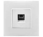 The wall switch and socket's LS T1 series T1 -04-01-WHITE high-grade luxury 2 gang 1 way